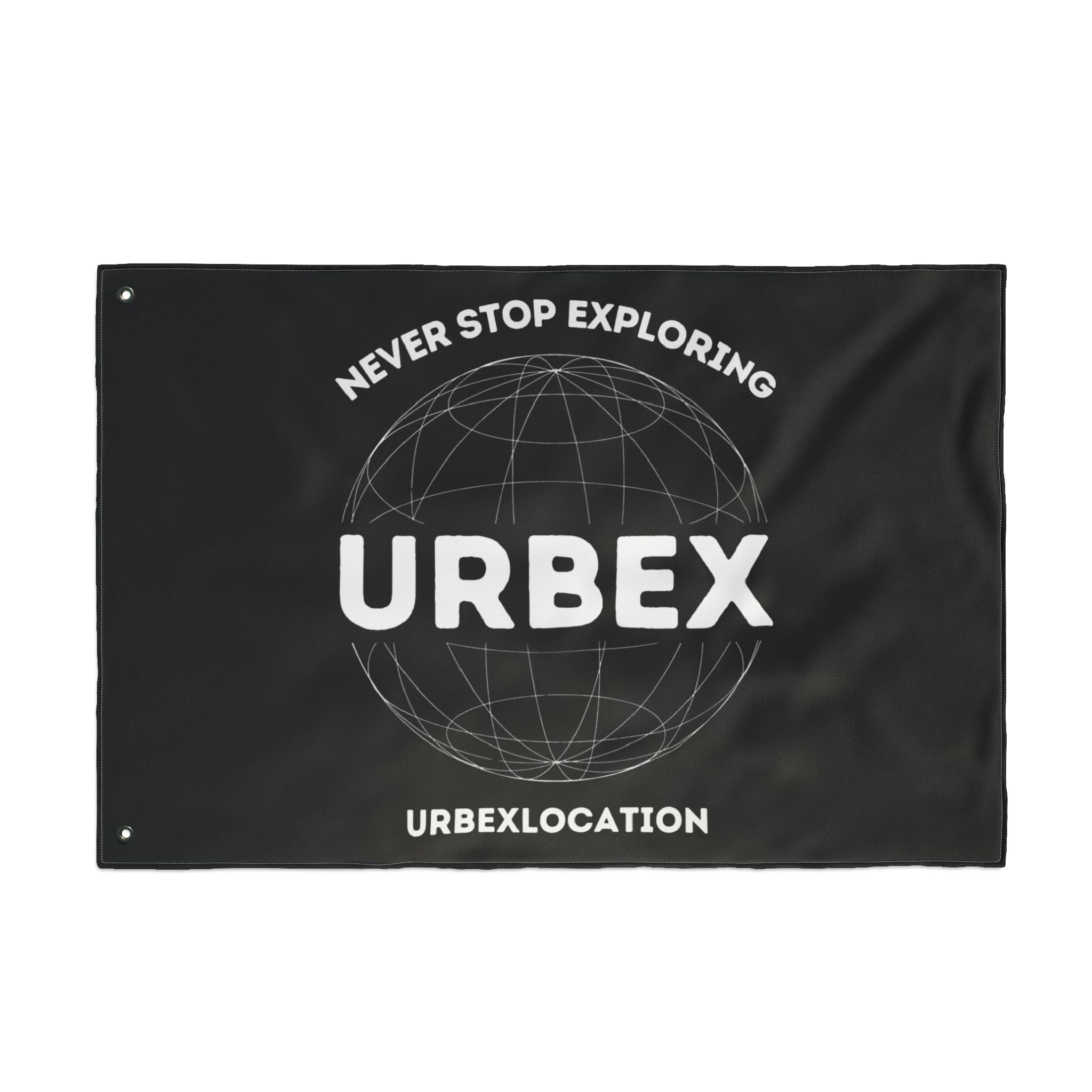 Urbexlocation Flag | Never Stop Exploring